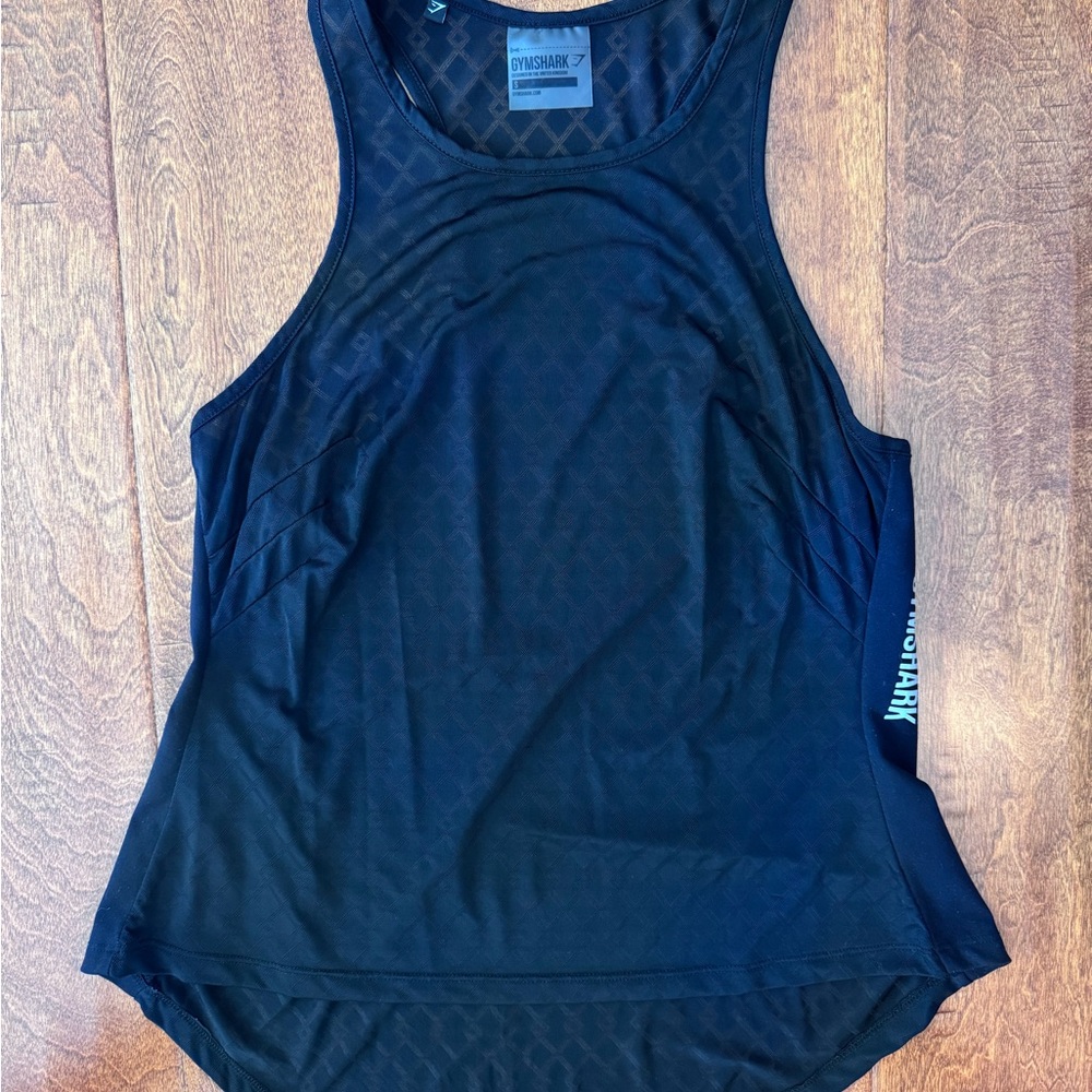 Gymshark Women's Sleek Black Tank Top